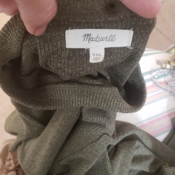 Madewell dark green n black dress XXL - Picture 3 of 7